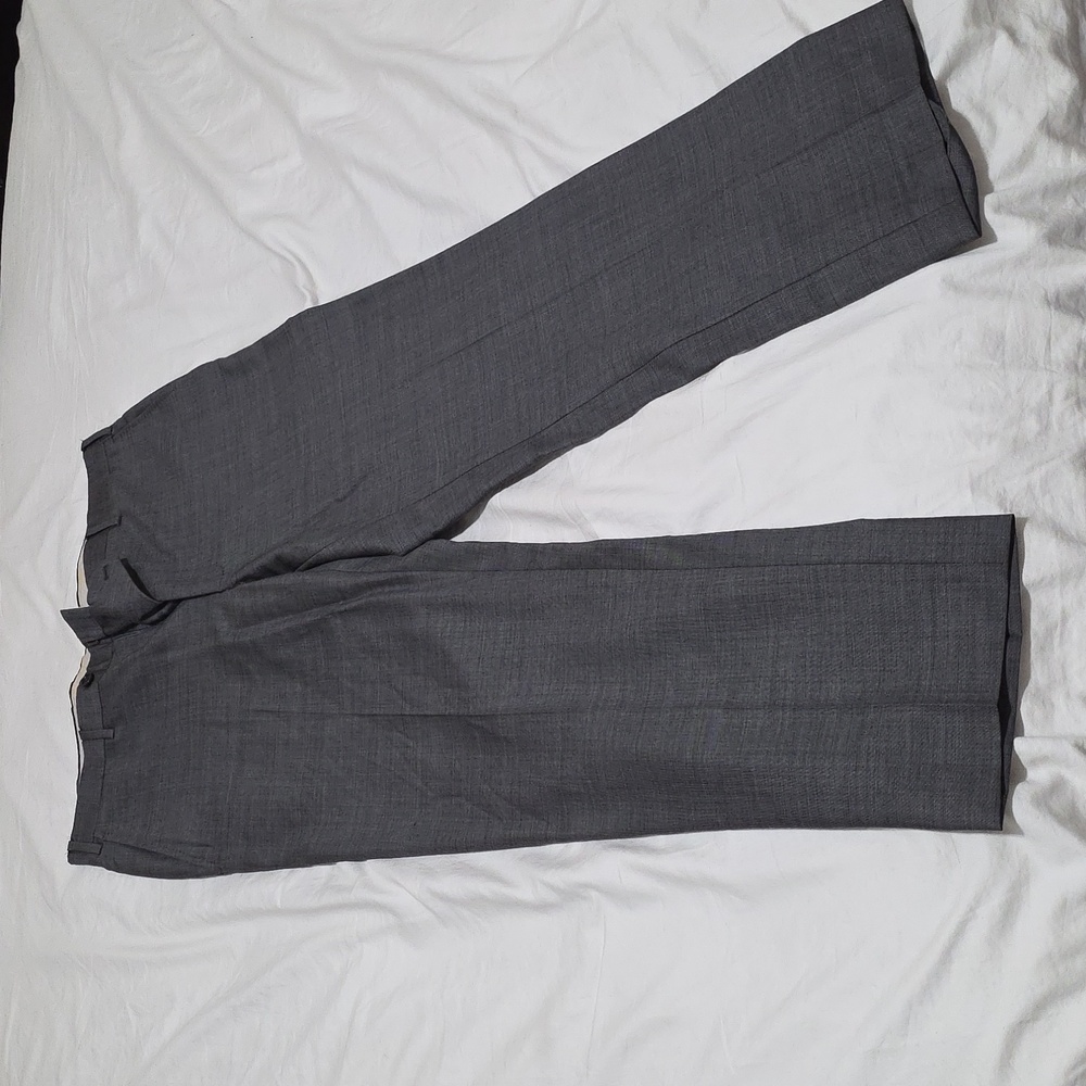 Salvatore Ferragamo Gray Dress Trousers - FREE SHIPPING